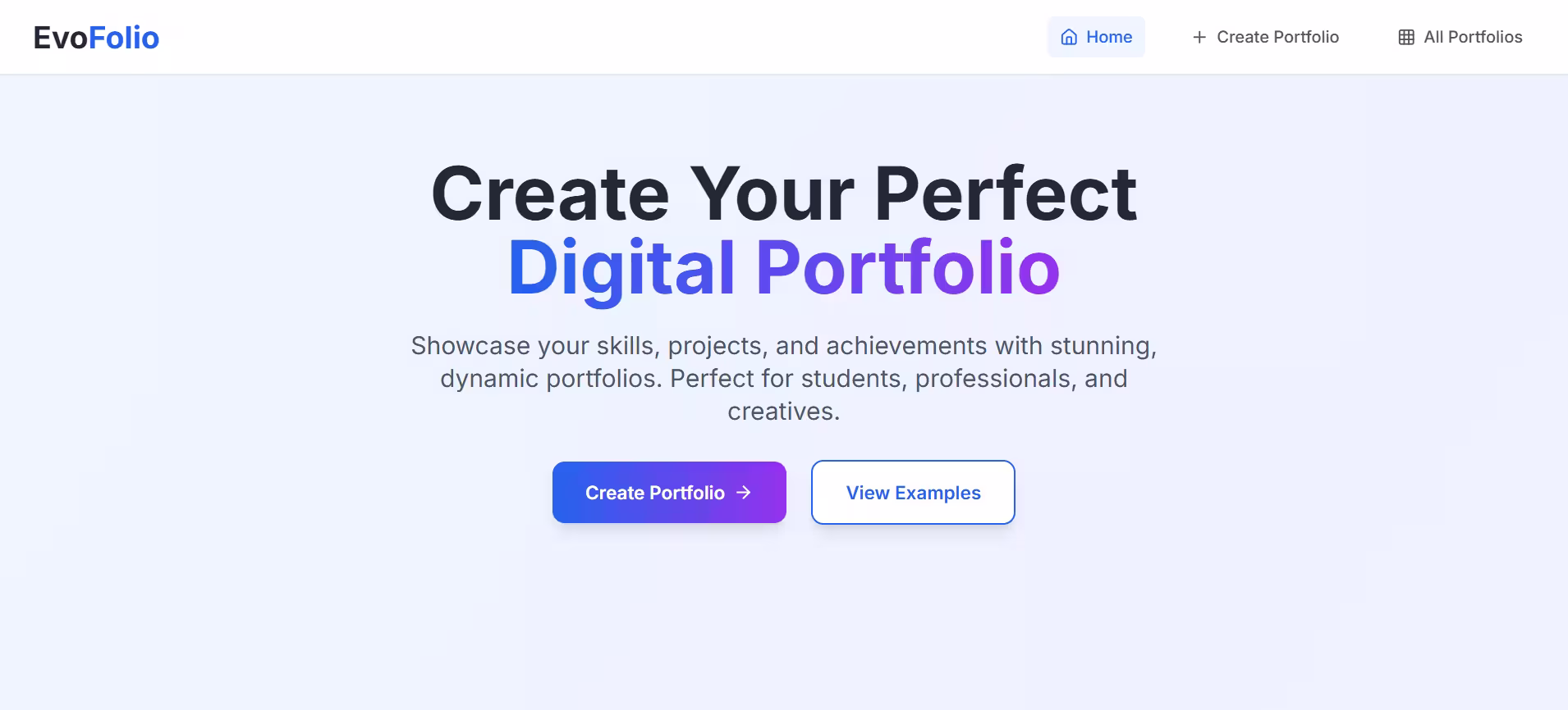 Dynamic Portfolio Builder